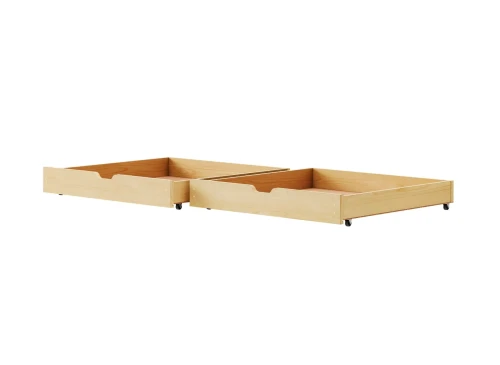 Ensemble de tiroirs bas pour lit d’enfant Lano Meubles (2 pièces)