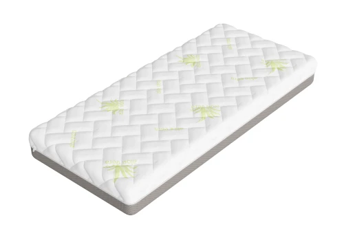 FITTED 80x160 mi-ferme 13 cm matelas en aloe vera avec mousse visco Lano Meubles