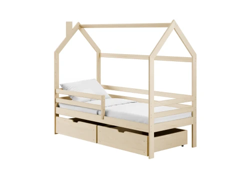LILA 80x180 pin lit cabane enfant Lano Meubles