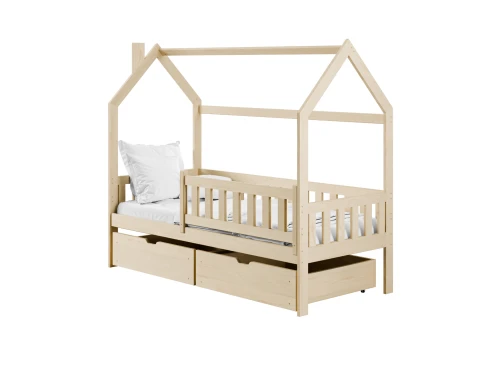 NATAN 90x200 pin lit cabane enfant Lano Meubles