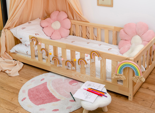 BELLA 90x190 pin lit Montessori au sol pour enfants Lano Meubles