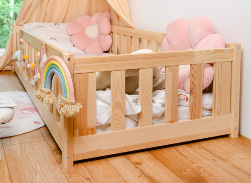 BELLA 90x190 pin lit Montessori au sol pour enfants Lano Meubles