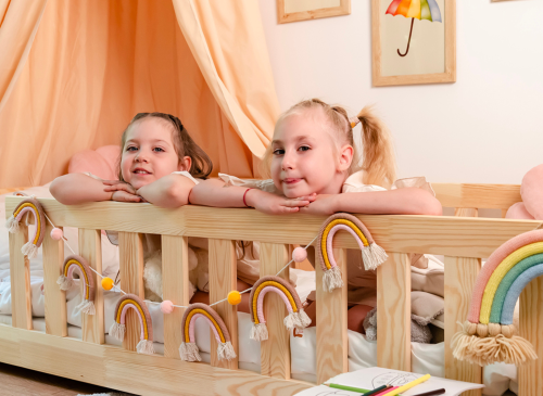 BELLA 90x190 pin lit Montessori au sol pour enfants Lano Meubles
