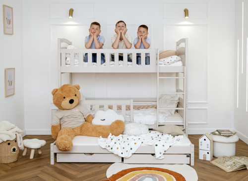 BLANKA 80x180 cachemire lit superposé Lano Meubles