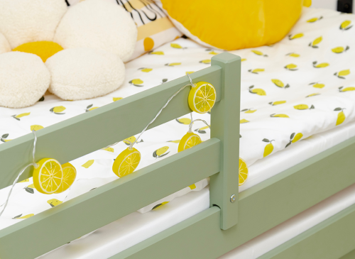 SENSO 90x200 olive lit gigogne double Lano Meubles