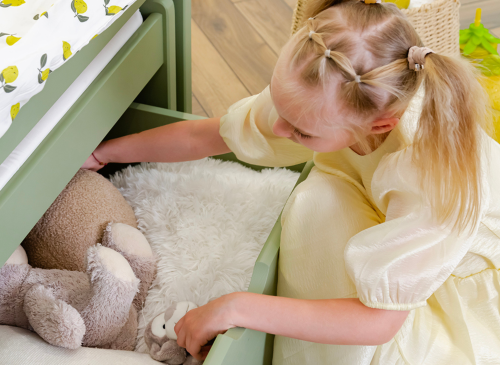 SENSO 80x170 olive lit gigogne double Lano Meubles