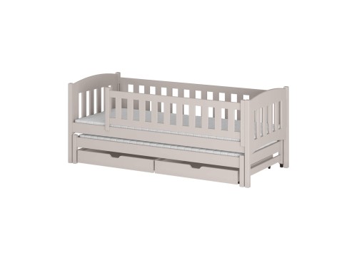 AMELKA 90x190 cachemire lit gigogne double Lano Meubles