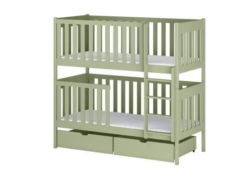 DAWID 90x200 olive lit superposé Lano Meubles