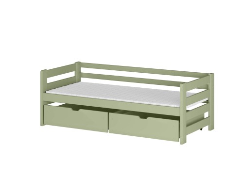 ERGO 90x180 olive lit enfant simple Lano Meubles