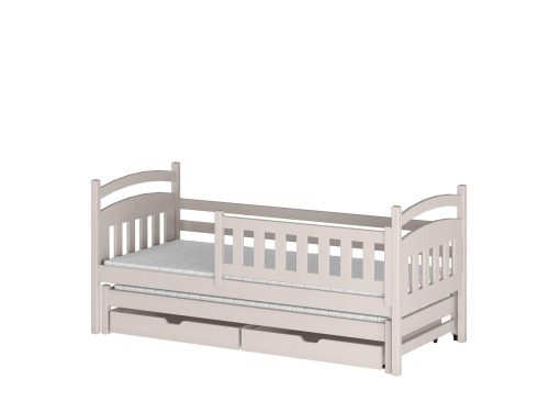 GALAXY 90x180 cachemire lit gigogne double Lano Meubles