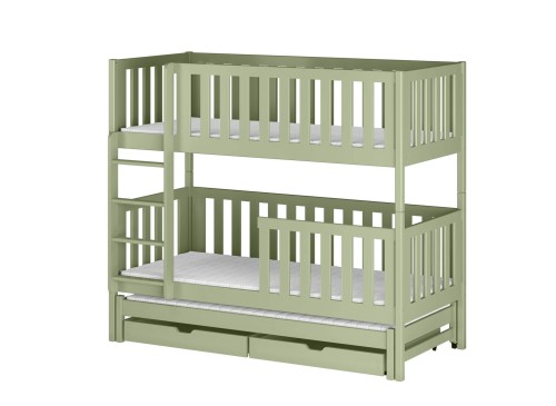 LEA 90x190 olive lit superposé Lano Meubles