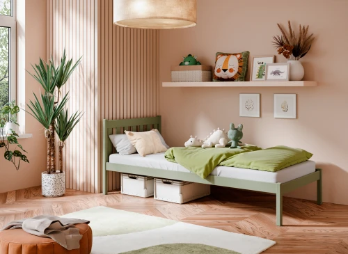 MARTIN 90x200 olive lit simple pour adolescent Lano Meubles