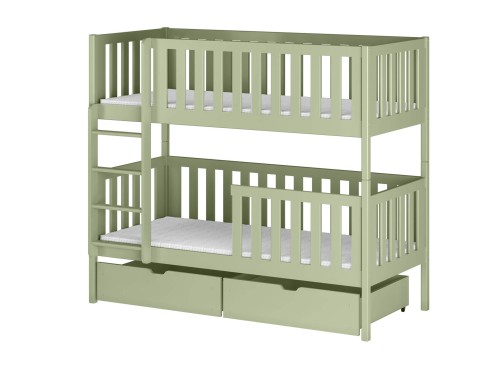 MICHALINA 80x200 olive lit superposé Lano Meubles