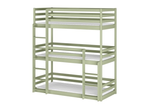 TED 90x200 olive lit superposé Lano Meubles