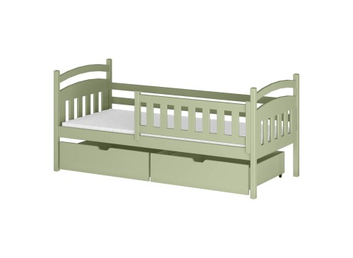 TERRY 80x200 olive lit enfant simple Lano Meubles