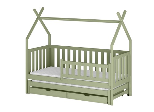 TYTUS 80x180 olive lit gigogne double tipi Lano Meubles