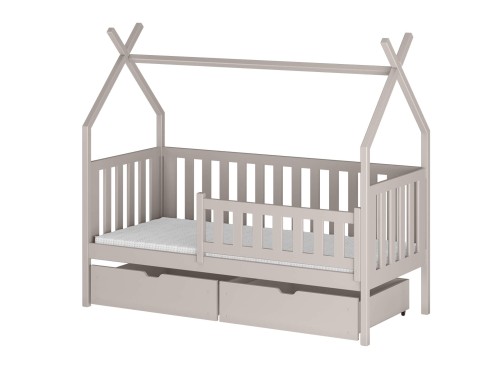 SIMBA 90x190 cachemire lit enfant simple tipi Lano Meubles