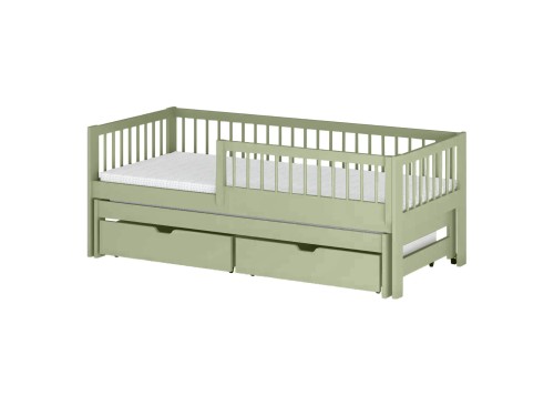 SOFTI 80x200 olive lit enfant Lano Meubles