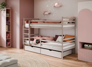 GUSTO 90x200 cachemire lit superposé Lano Meubles