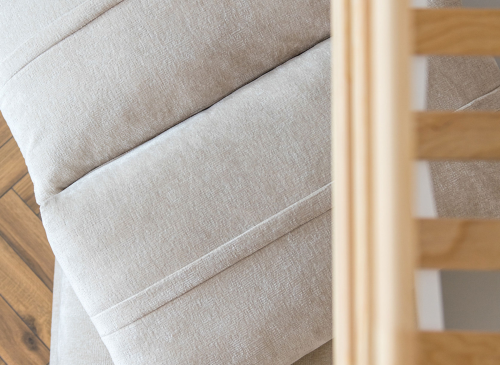 SAVIO 90x200/140x200 gris cendré lit mezzanine avec canapé-lit en tissu  perfect harmony 02 Lano Meubles