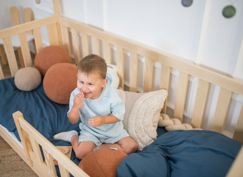 BOGUŚ 90x180 pin tipi lit Montessori au sol pour enfants Lano Meubles