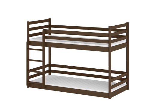 MINI 90x190 chocolat noir superposé Lano Meubles