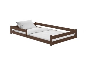 ZOFIA 120x200 chocolat noir Montessori au sol pour enfants Lano Meubles