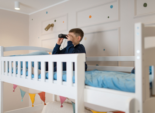 MIA 90x200 blanc lit enfant simple mezzanine Lano Meubles