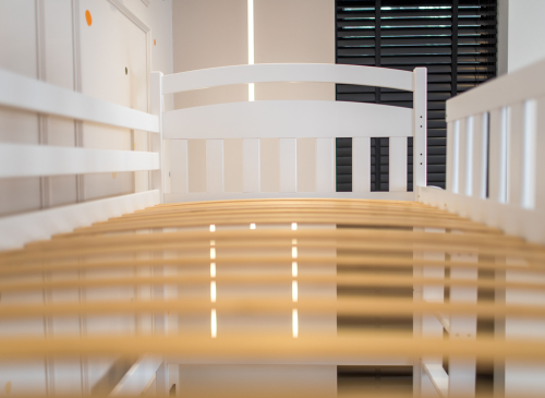 MIA 90x200 blanc lit enfant simple mezzanine Lano Meubles