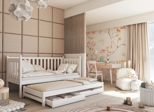 KAJA 80x200 bois non laqué lit gigogne Lano Meubles