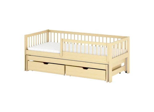 SOFTI 80x200 bois non laqué lit pour enfant Lano Meubles