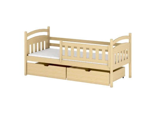 TERRY 80x160 bois non laqué lit pour enfant simple Lano Meubles
