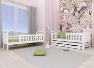 VIKI 90x200 bois non laqué lit superposé Lano Meubles