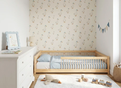 JUNIOR 120x200 lit Montessori au sol pour enfants pin Lano Meubles