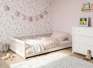 JUNIOR 120x200 coton lit montessori au sol pour enfant Lano Meubles