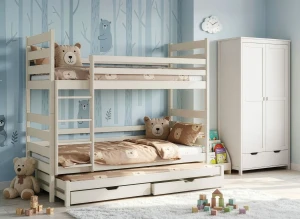 TOMI 90x200 coton superposé Lano Meubles