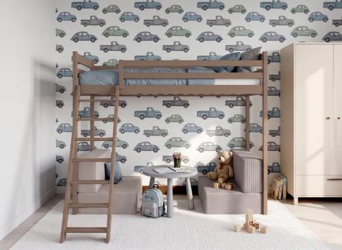 SOFENA 90x200 chocolat au lait lit mezzanine canapé modulable en tissu gris clair 19 dove Lano Meubles
