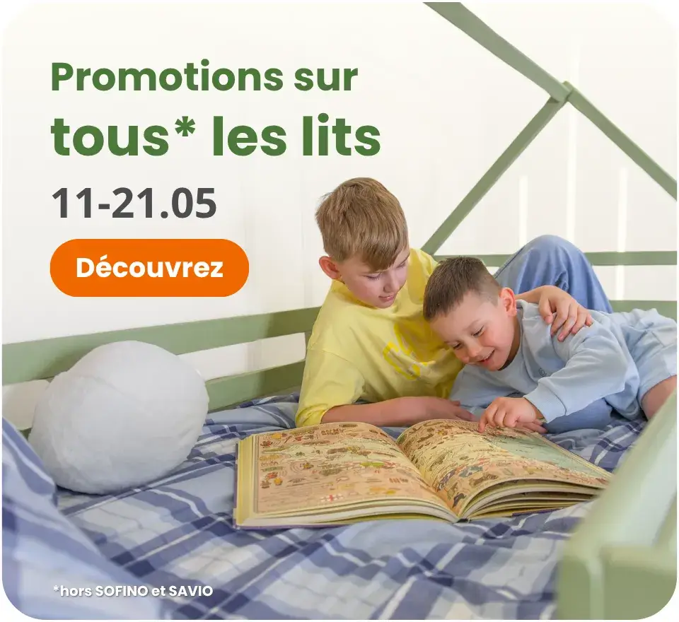 11–21.05 Promotions sur tous les lits, hors SOFINO et SAVIO