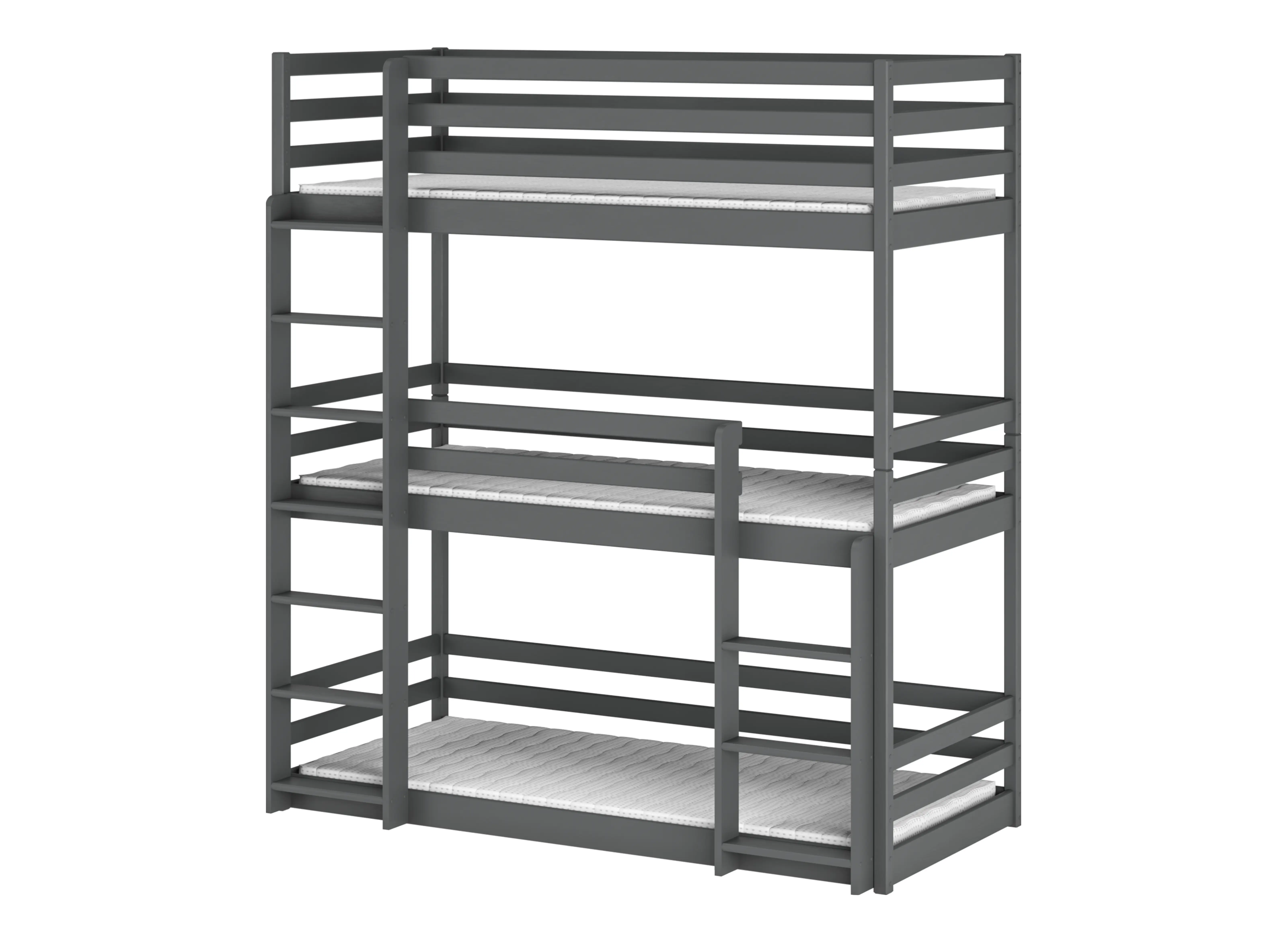 TED 90x200 lit superposé graphite Lano Meubles